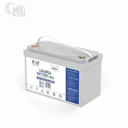 Аккумулятор Volt Polska LiFePO4  12V 100Ah (100A) +BMS (Код 6AKLI10012)
